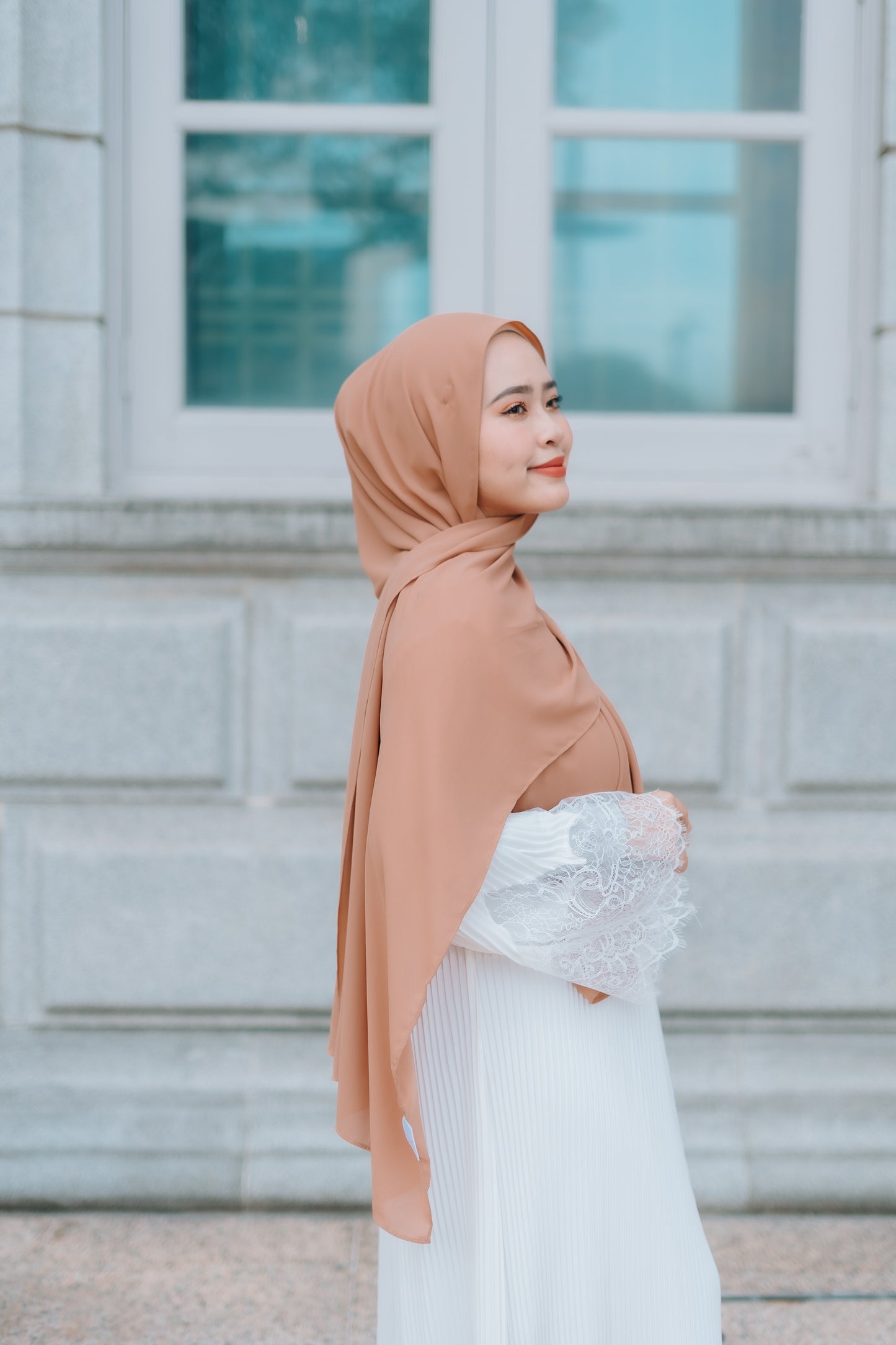 (DISPLAY PC) Korean Chiffon - Light Brown