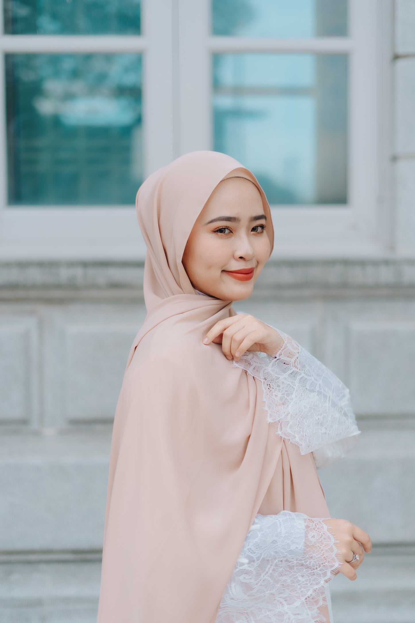 Korean Chiffon - Nude