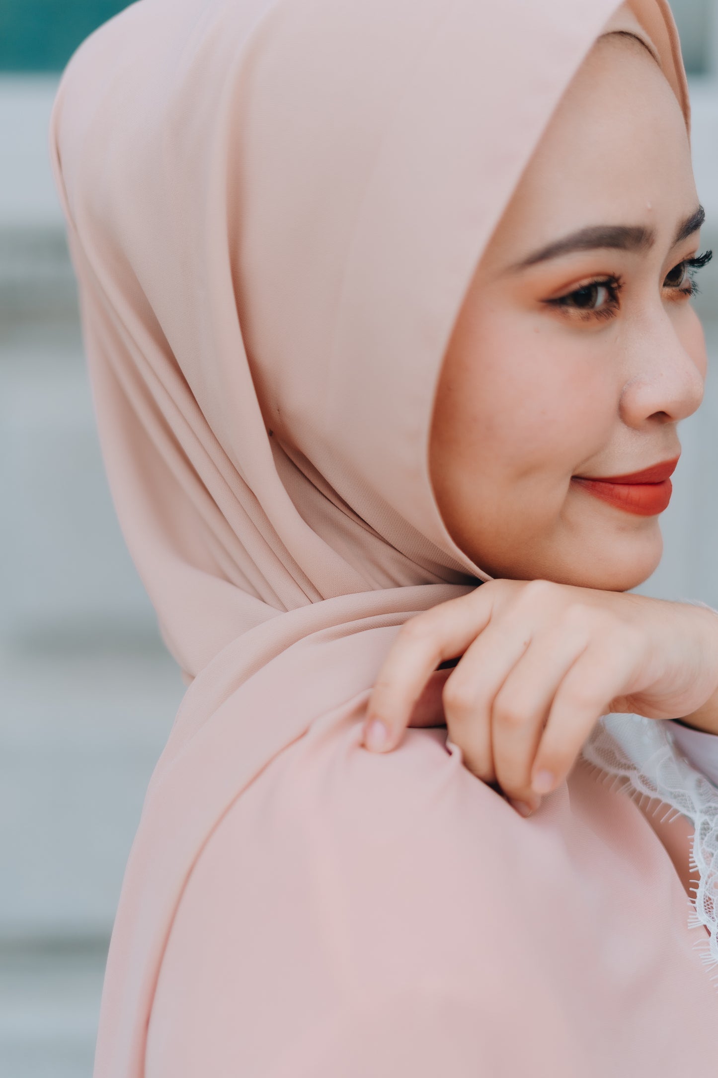 Korean Chiffon - Nude