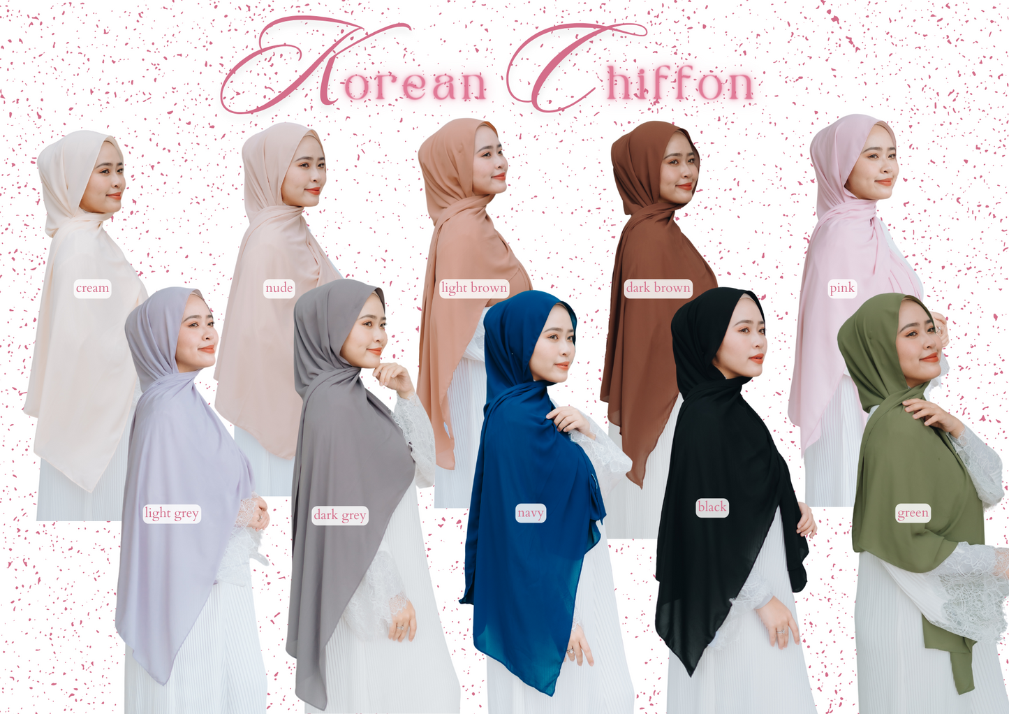 Korean Chiffon - Pink